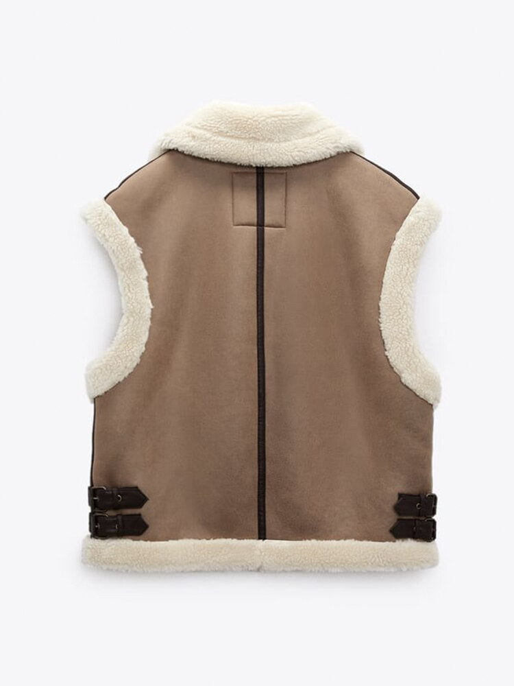 MAEVE – Women’s Teddy-Lined Combi Waistcoat