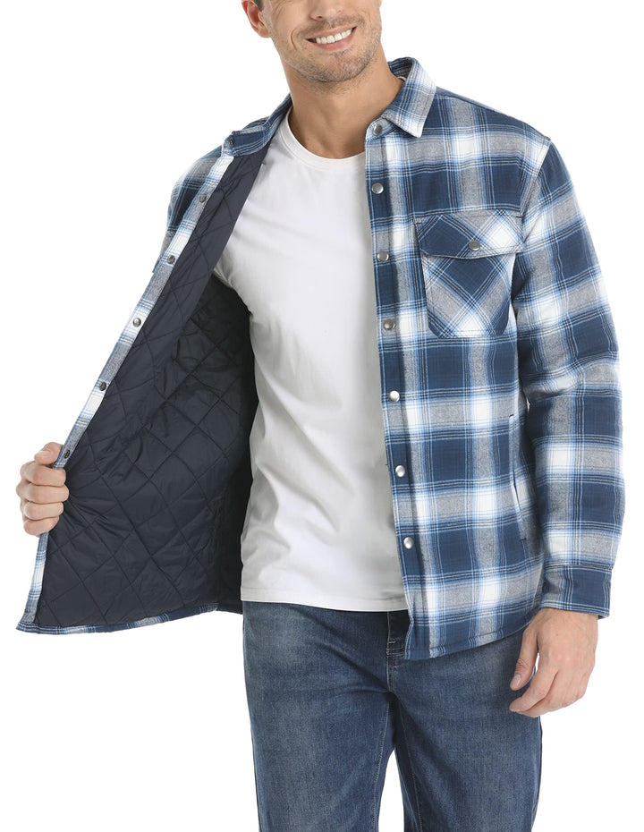 HAIL – Padded Flannel Jacket With Double Lining