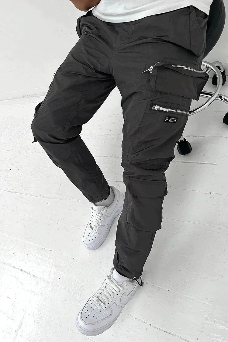 ELIO – Textured Cropped Cargo Pants