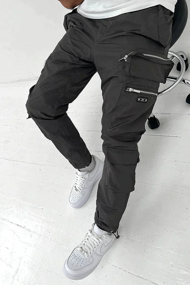 ELIO – Textured Cropped Cargo Pants
