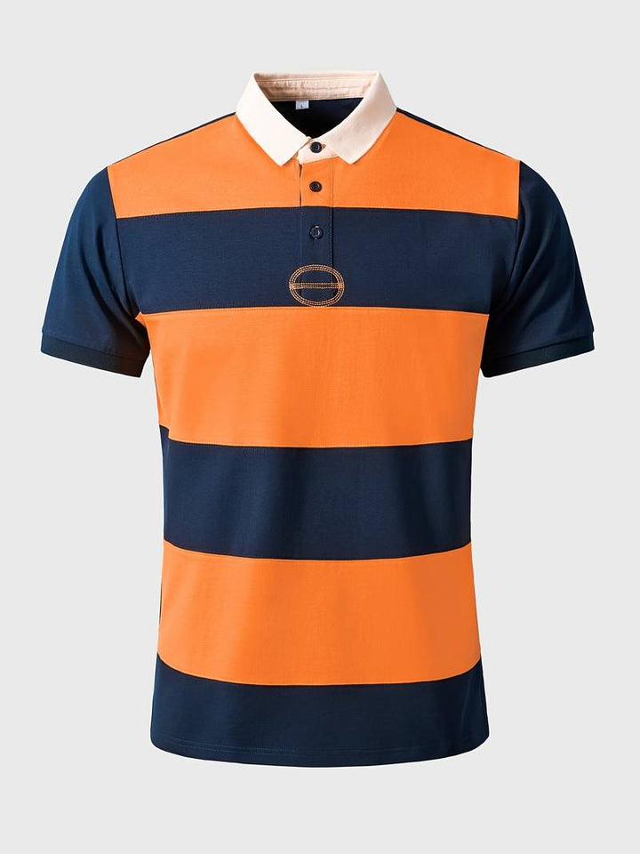 CRUZ – Men's Nautical Striped Polo