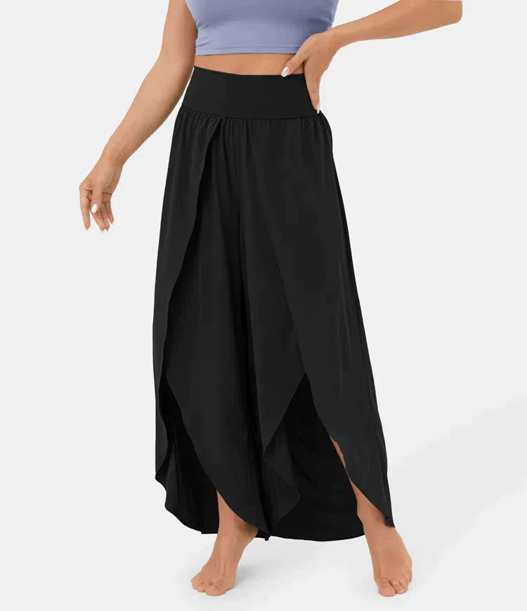 SAIRA – Women's Split-Leg Palazzo Trousers
