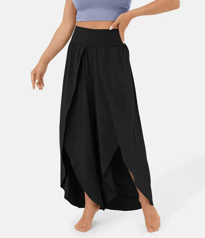 SAIRA – Women's Split-Leg Palazzo Trousers