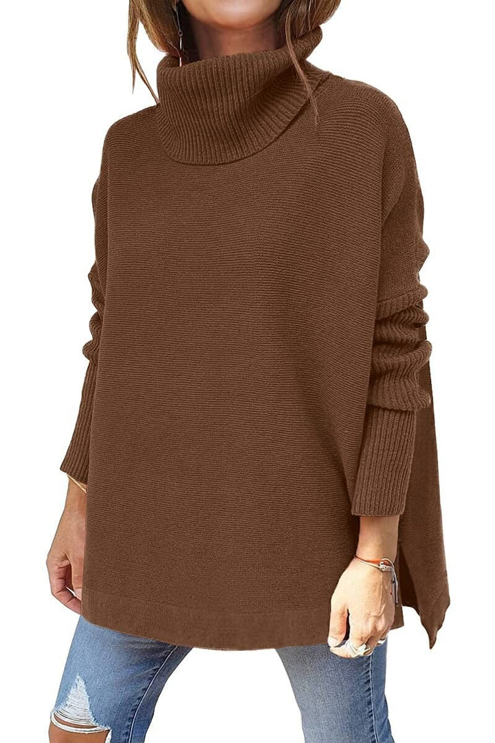 ELENA – Women’s Knitted Stand Collar Sweater