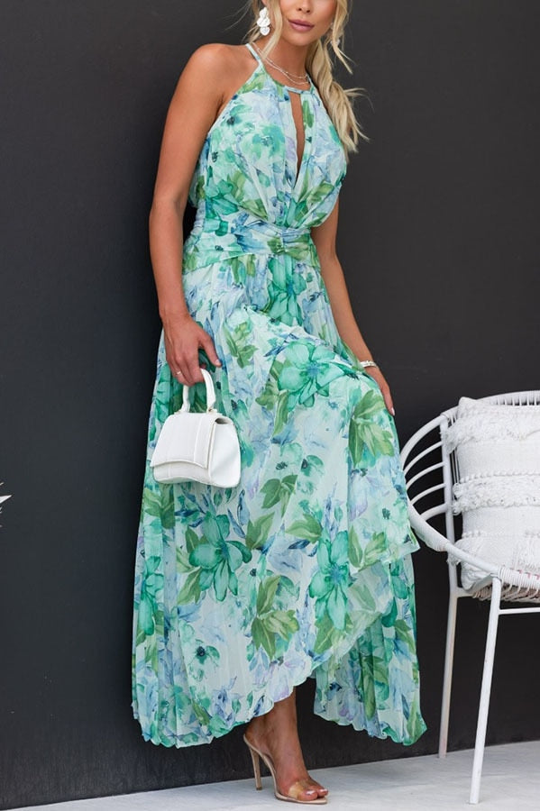 ODET – Floral Print Midi Dress