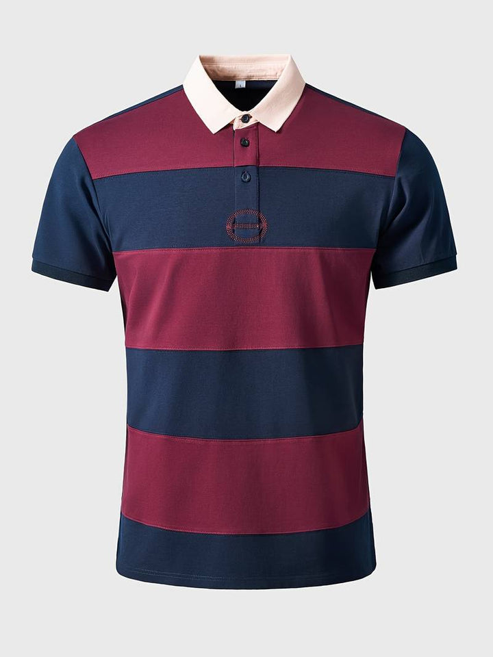 CRUZ – Men's Nautical Striped Polo