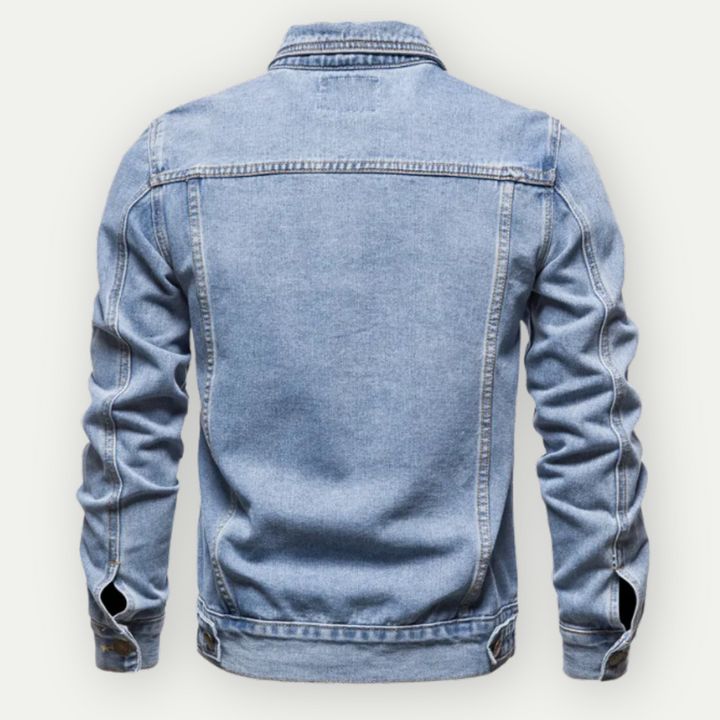 EVANDER – Men’s Indigo Denim Trucker Jacket