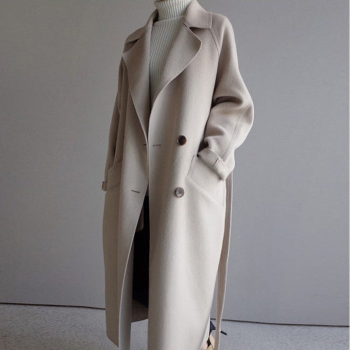 LEYLA – Longline Wool Trench Coat