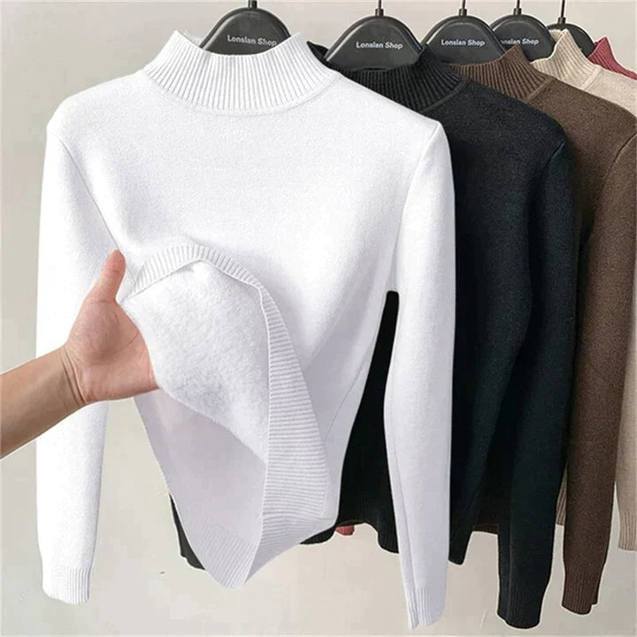 FREYA – Women’s Fleece Turtleneck Top