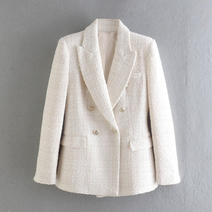 ISALA - Women's Structured Double-Breasted Blazer