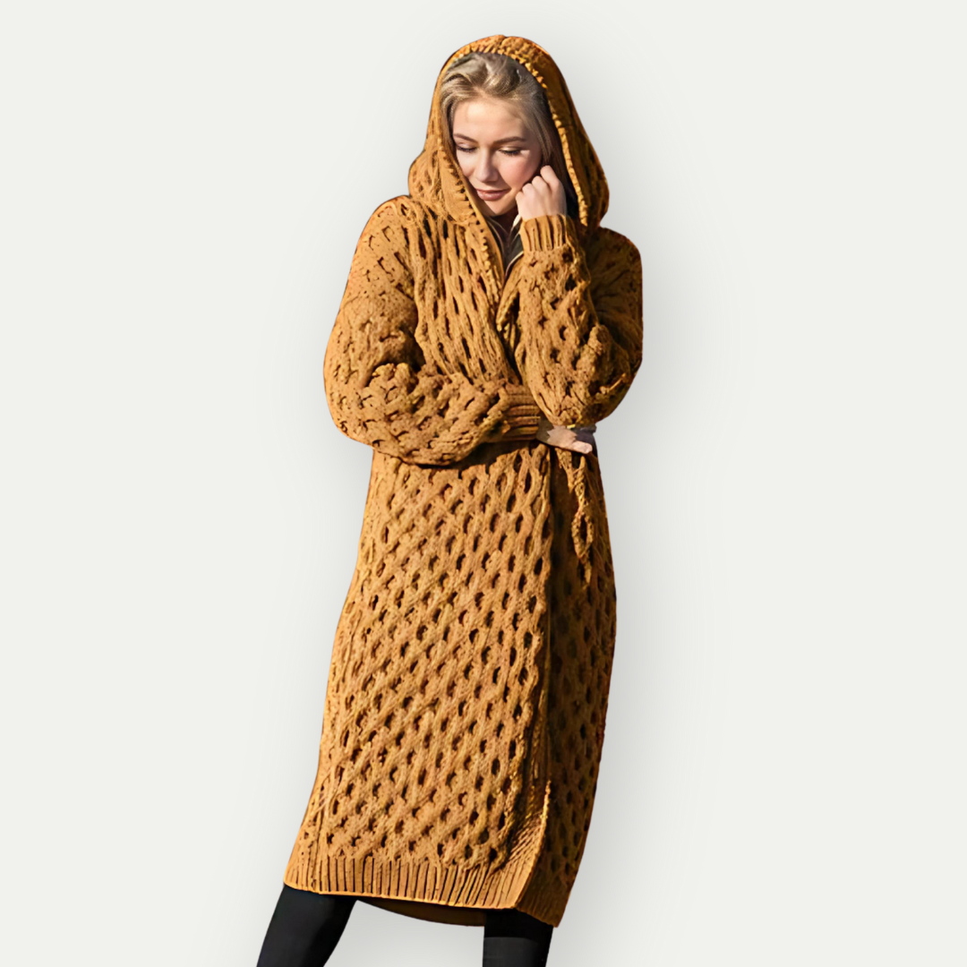 SAIR - Women's Wool Hoodie Cardigan