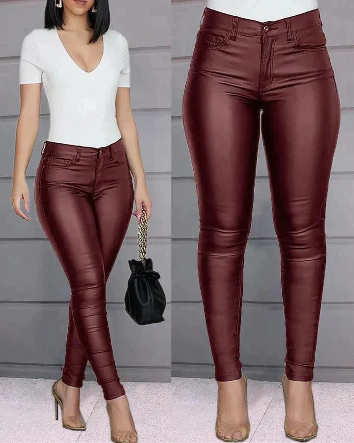 REI – Vegan Leather Stretch Pants