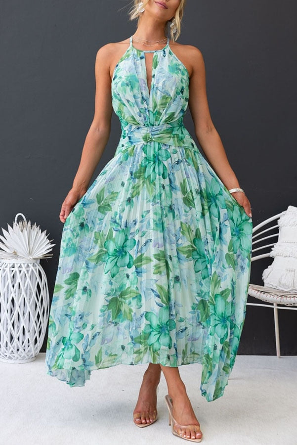 ODET – Floral Print Midi Dress
