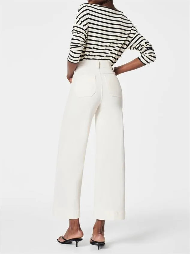 BILLIE – Stretch Denim Pull-On Wide-Leg Jeans