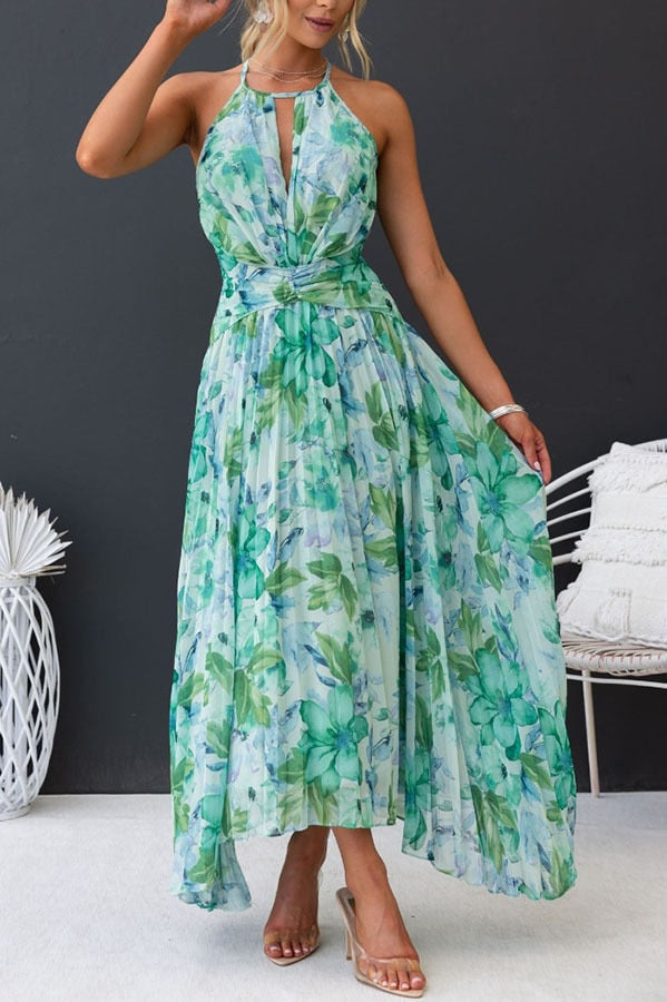 ODET – Floral Print Midi Dress