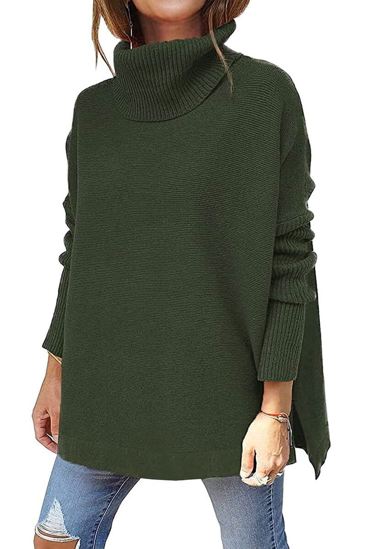 ELENA – Women’s Knitted Stand Collar Sweater