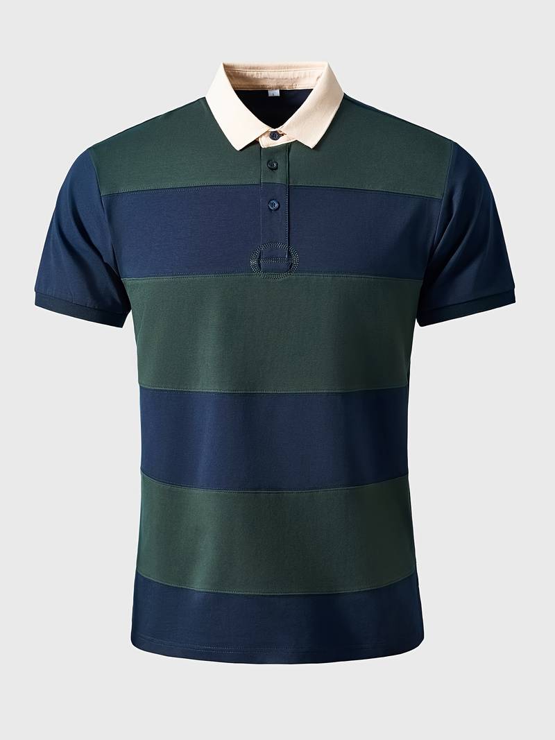 CRUZ – Men's Nautical Striped Polo