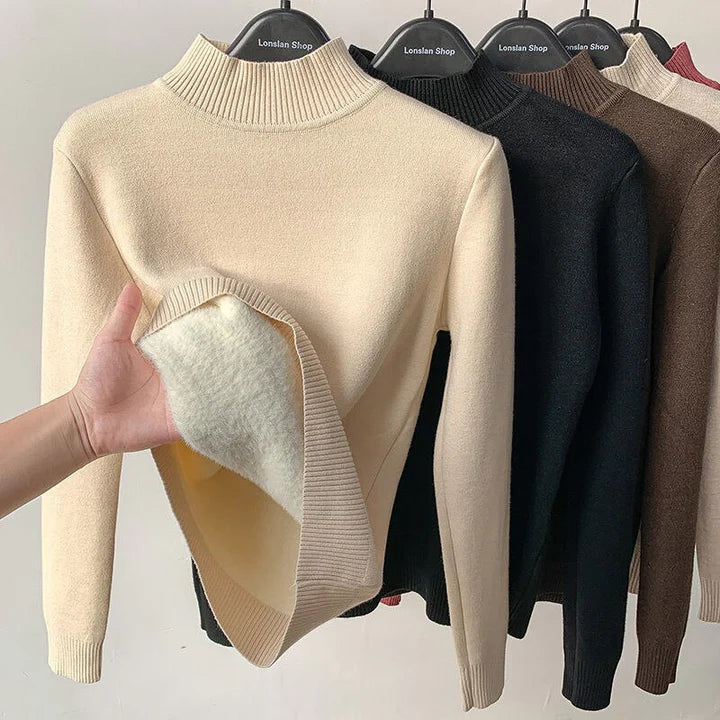 FREYA – Women’s Fleece Turtleneck Top