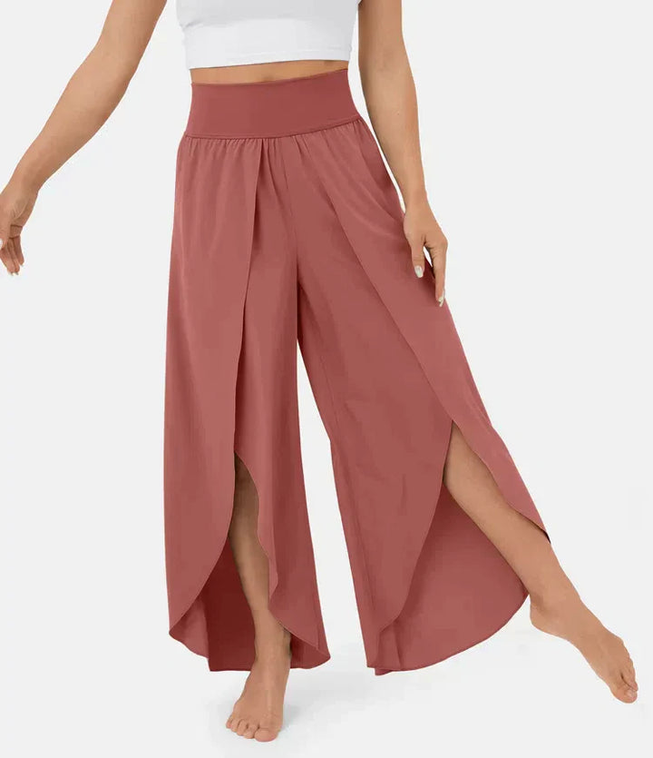 SAIRA – Women's Split-Leg Palazzo Trousers