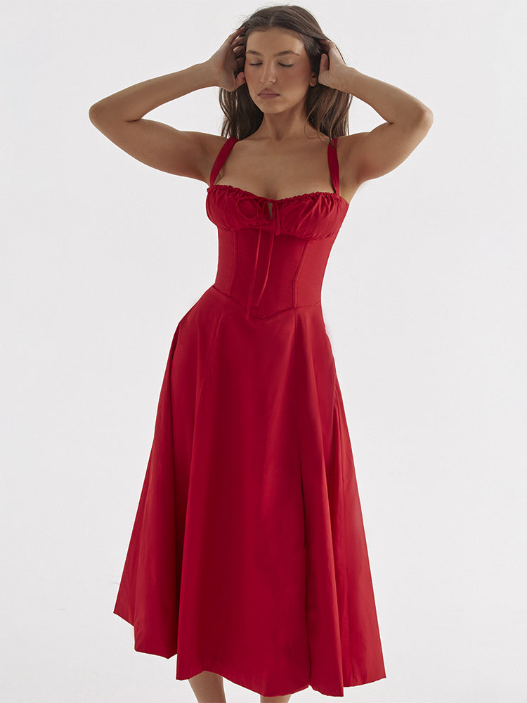 LORELEI – Feminine Fitted Midi Dress