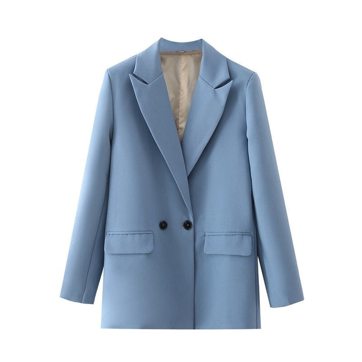 TRAF - Women's Longline Blazer with Slim Fit