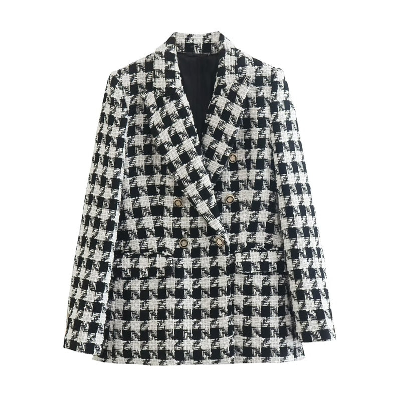ISALA - Women's Structured Double-Breasted Blazer