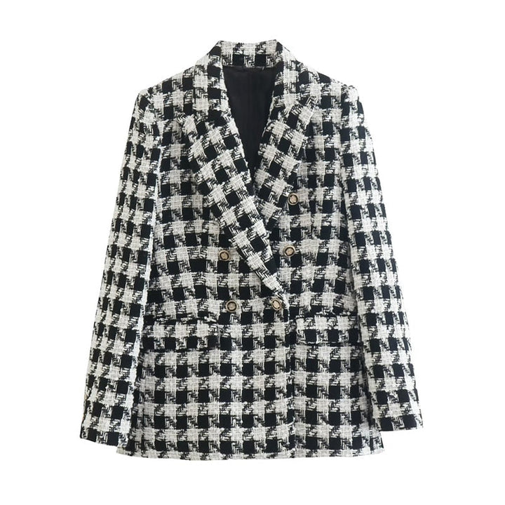 ISALA - Women's Structured Double-Breasted Blazer