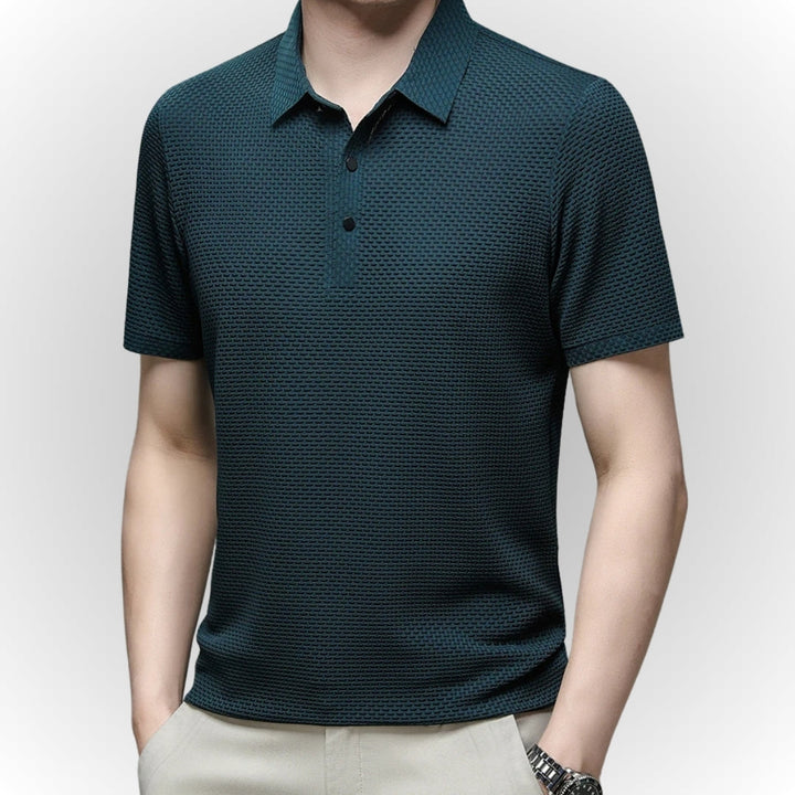 ARON – Textured Men's Polo-Shirt