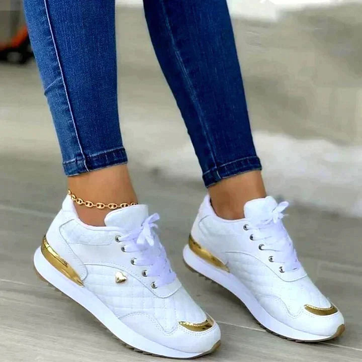 SALLY - Women's Low White Everyday Sneakers