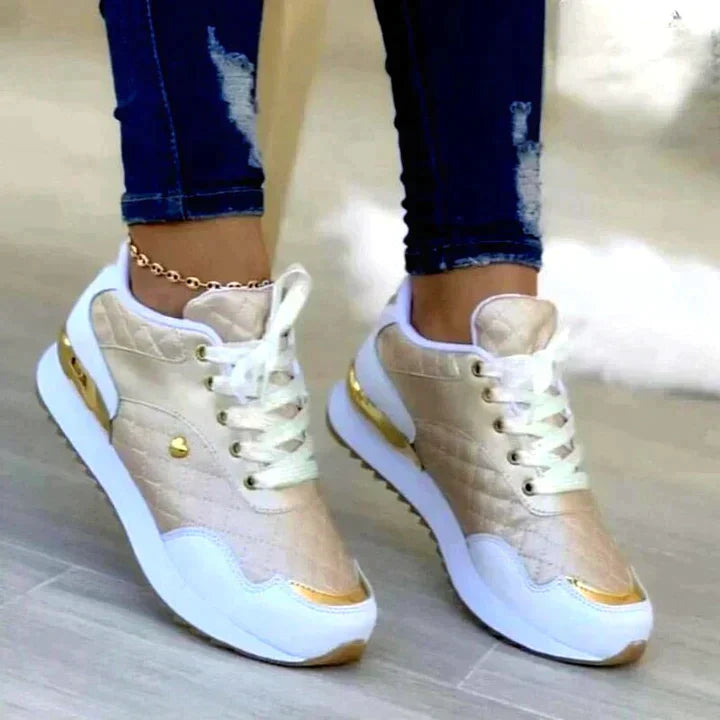 SALLY - Women's Low White Everyday Sneakers