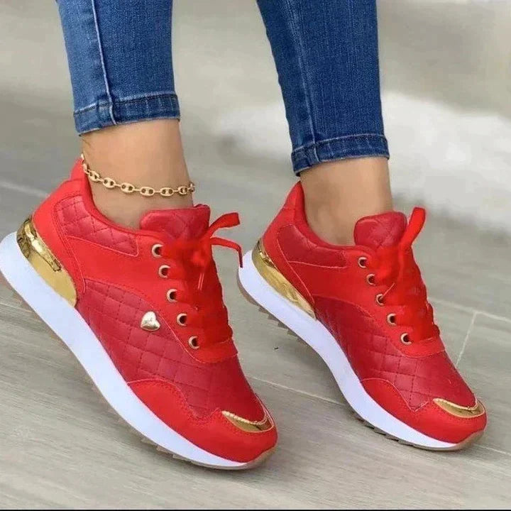 SALLY - Women's Low White Everyday Sneakers