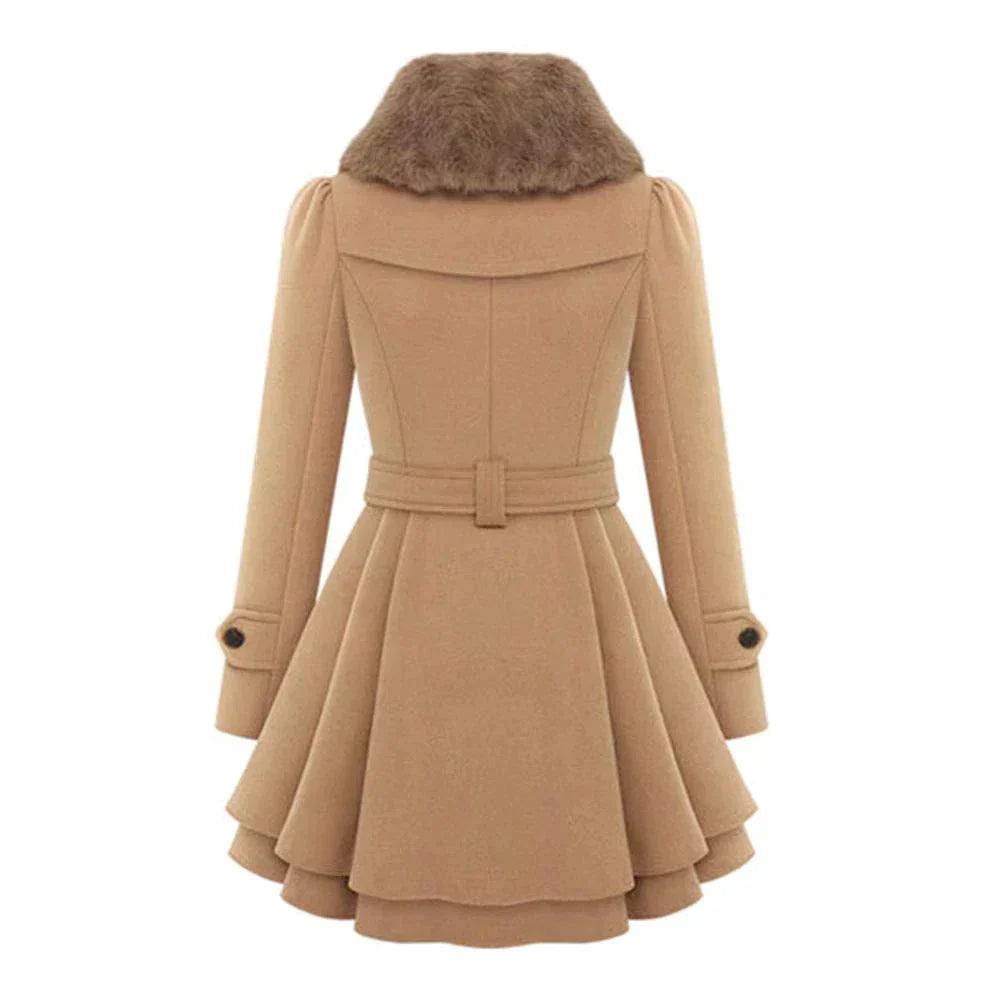 FELIN - Women's Elegant Mid-Length Coat