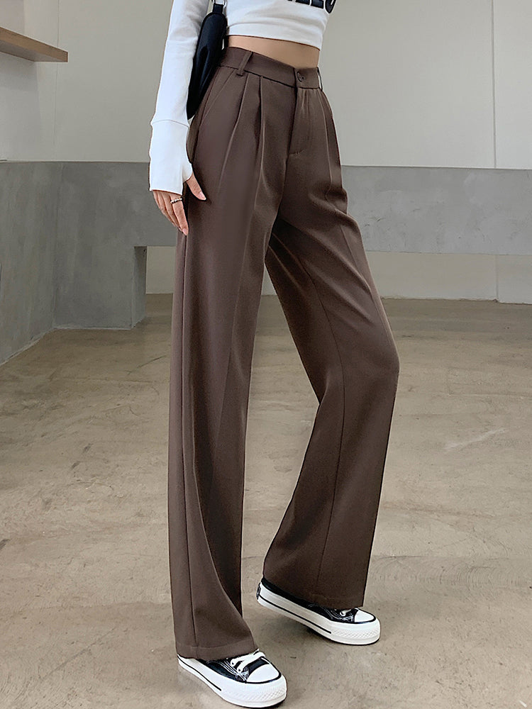 EMILIA – Wide-Leg Soft Fit Trousers