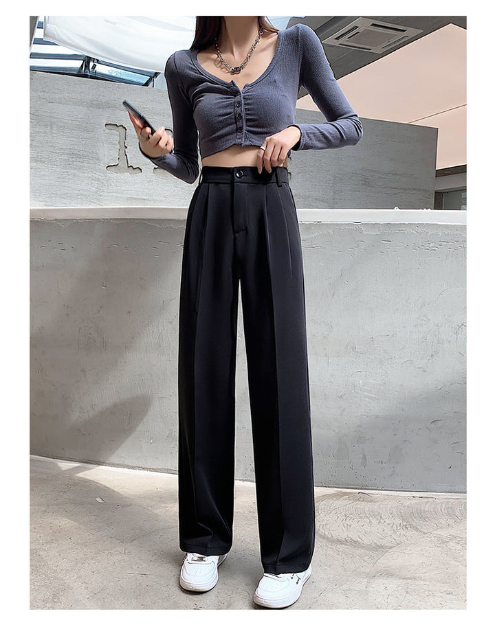 EMILIA – Wide-Leg Soft Fit Trousers