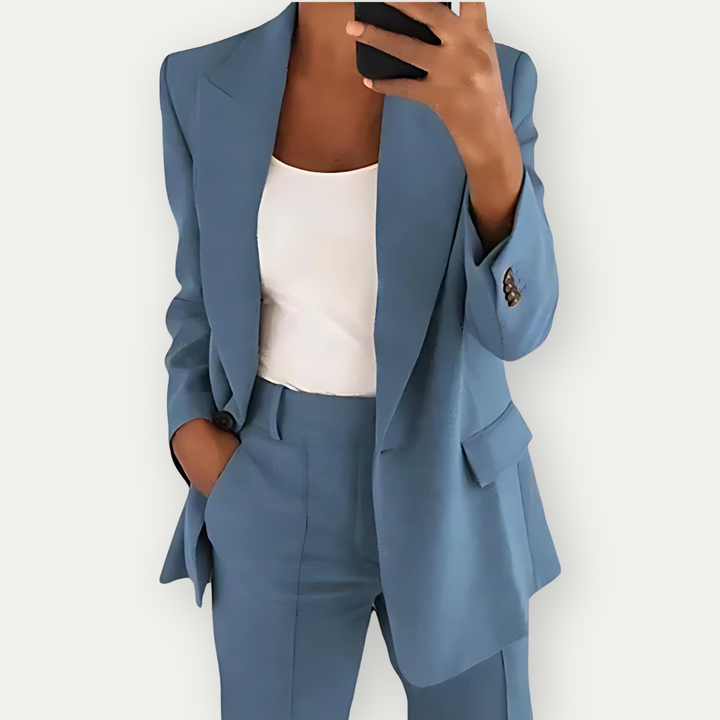 DEYLA – Klassisches Damen-Blazer-Set