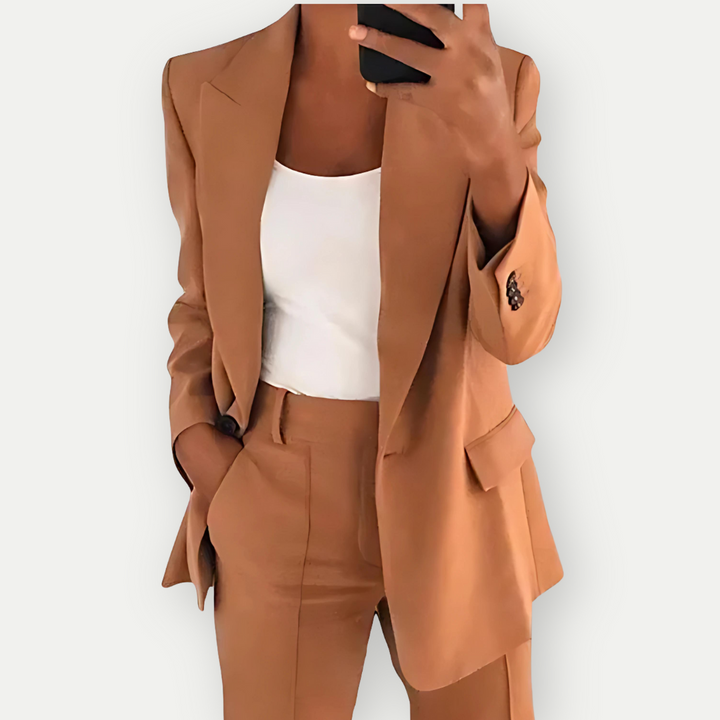 DEYLA – Klassisches Damen-Blazer-Set