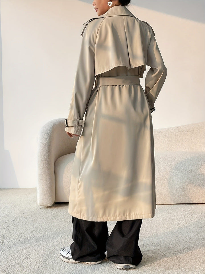 LAY - Classic Belted Trench Coat for Women