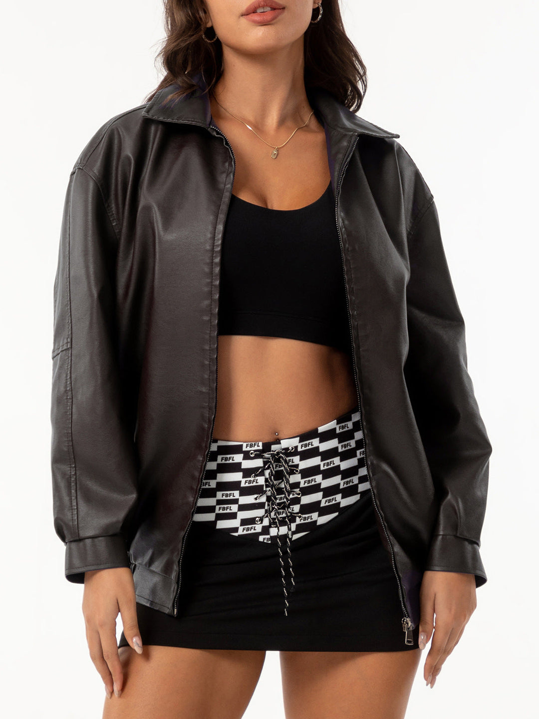 ZARIA – Vegan Leather Jacket