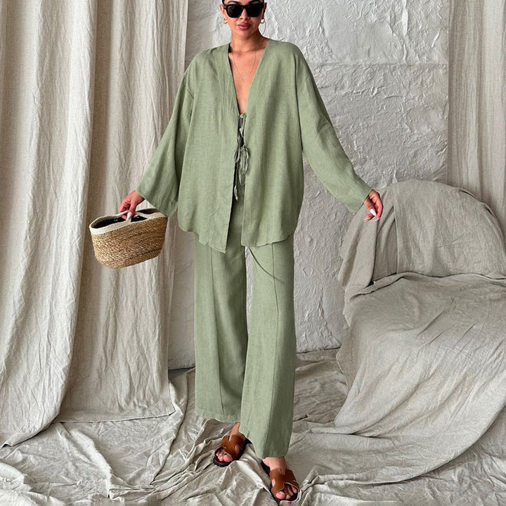 RUMI – Relaxed Cotton Two-Piece Loungewear Set