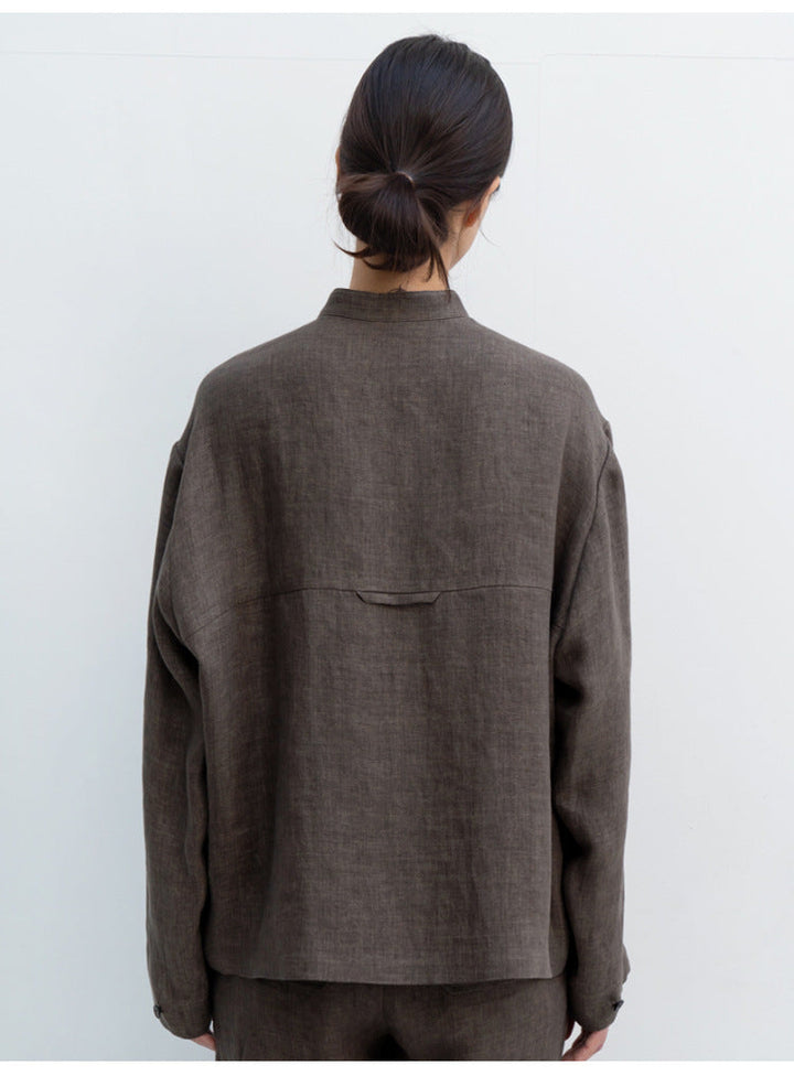 NOVAM – Women's Oversized Linen Shirt