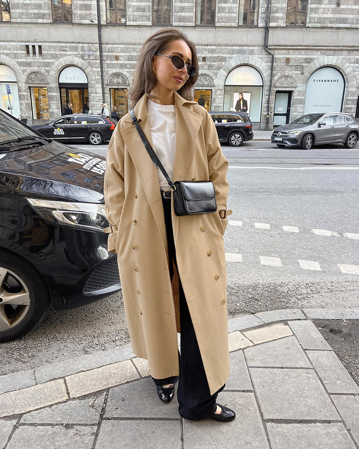 AIOFE - Timeless Belted Trench Coat