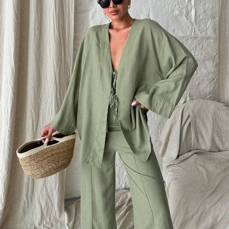 RUMI – Relaxed Cotton Two-Piece Loungewear Set
