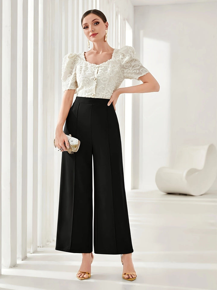 NURI – Relaxed Fit High-Waist Suit Pants