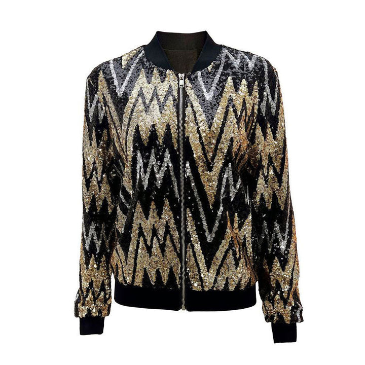 ONDINA – Sequin Bomber Jacket