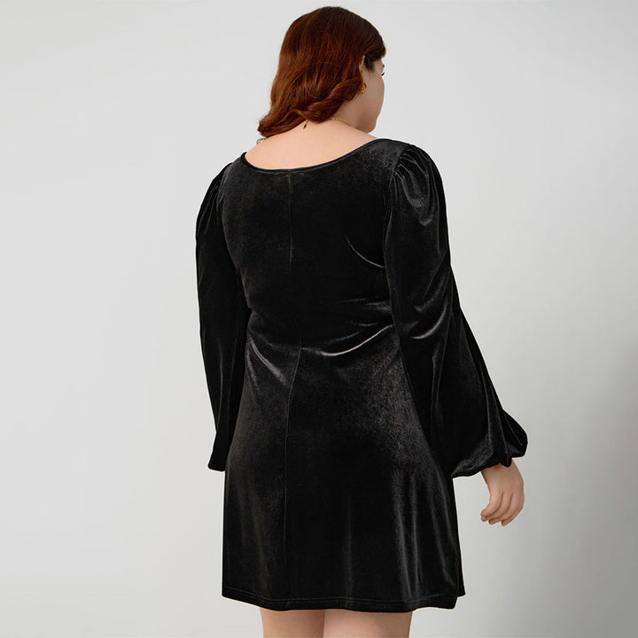 SELENE – Long Sleeve Mini Dress