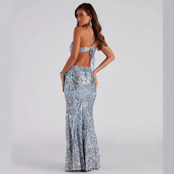 CANRI – Maxikleid mit Pailletten für den Abend