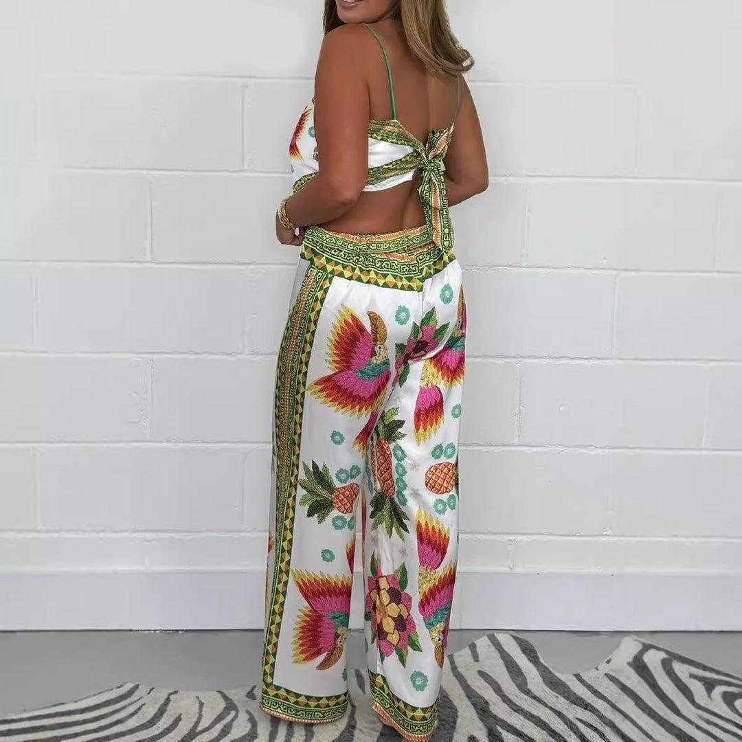 MAYSI - Women's Tropical Two-Piece Set