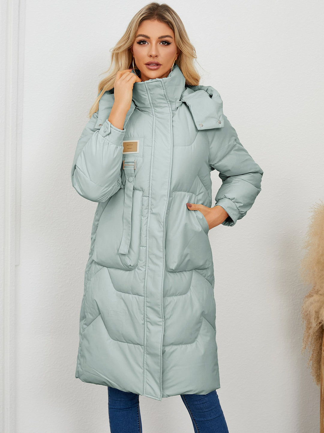 KINSLEY - Women's Long Quilted Winter Coat