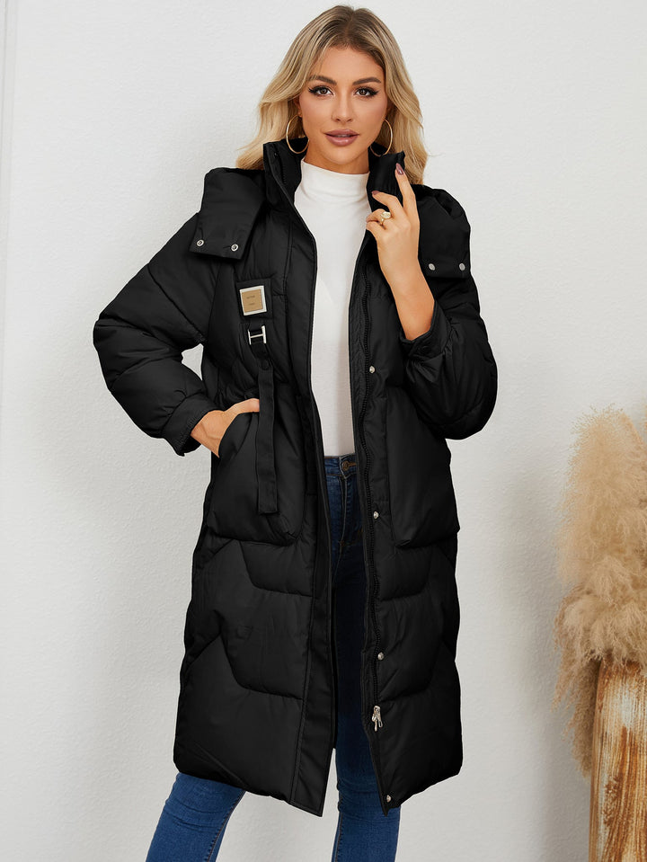 KINSLEY - Women's Long Quilted Winter Coat