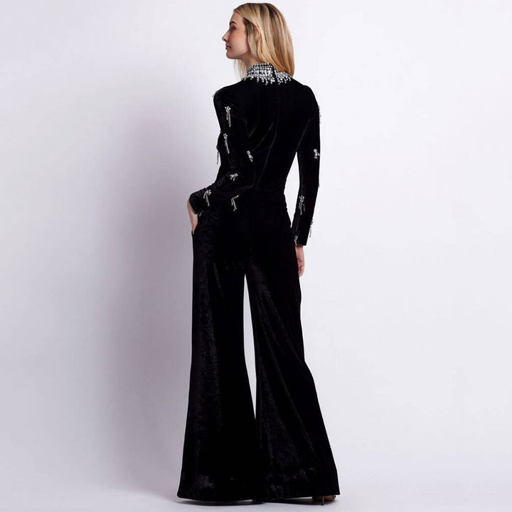 MIHARA - Jumpsuit Mit Strass